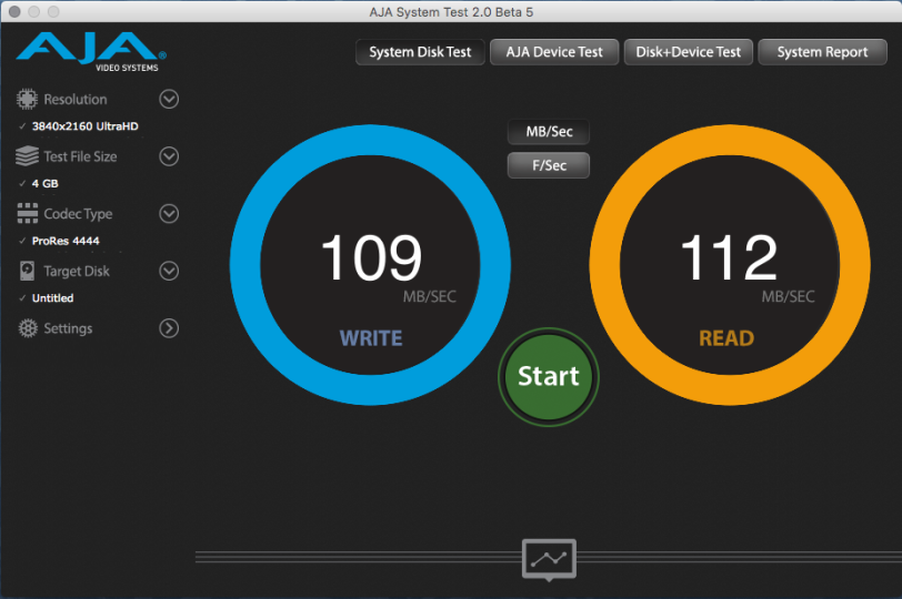 Pegasus R2+_AJA_System_Test_1TB