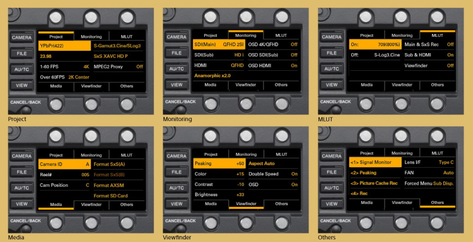 F5/F55_Quick Menu