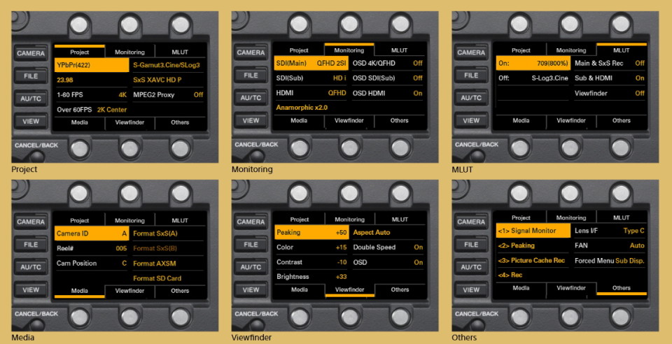 F5/F55_Quick Menu